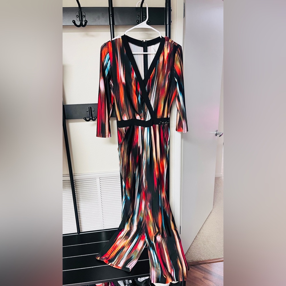 NY Collection Petite Multicolor Jumpsuit